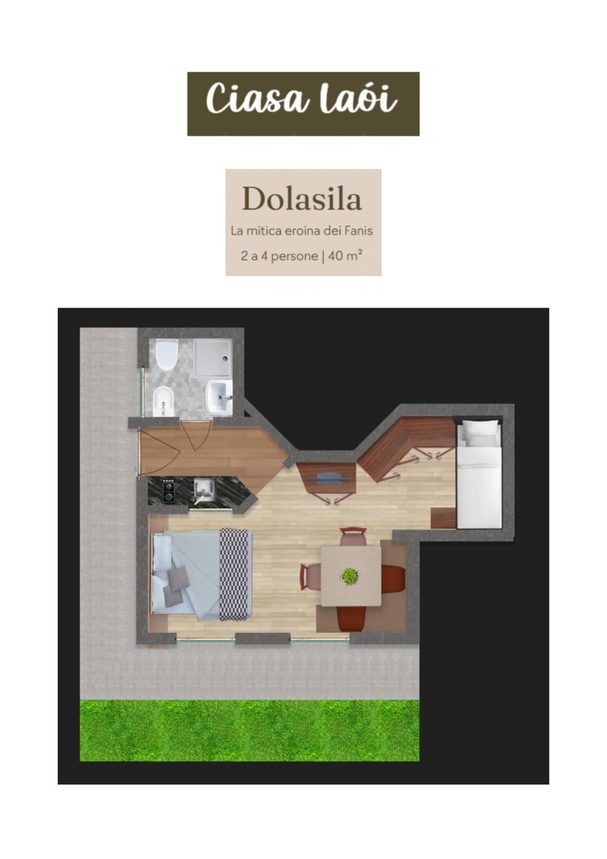 Apartment Ciasa Laoi 圣卡夏诺 外观 照片