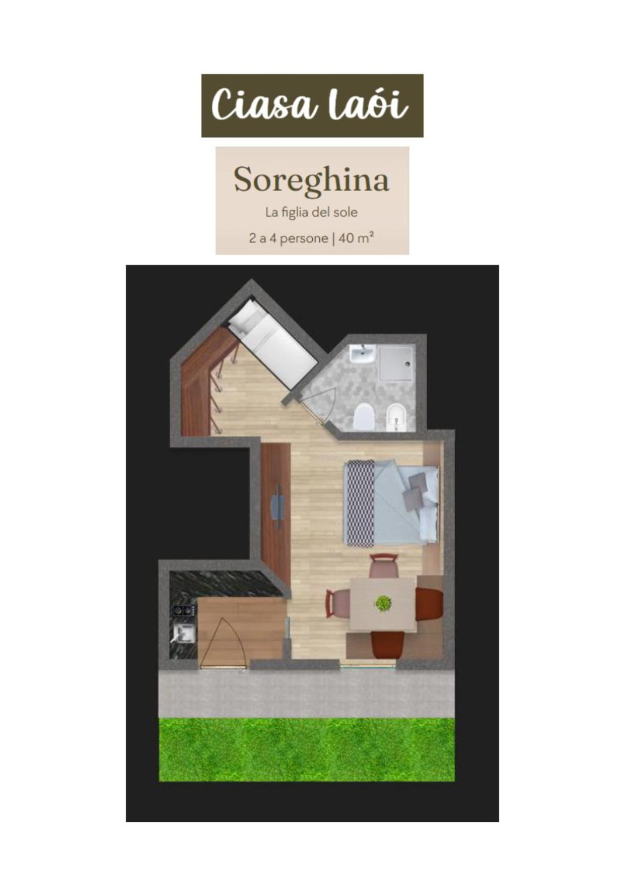 Apartment Ciasa Laoi 圣卡夏诺 外观 照片